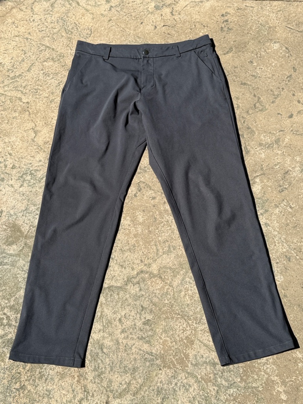 Lululemon ABC Classic-Fit Trouser Warpstreme Men’s Charcoal Grey Pants Size 32